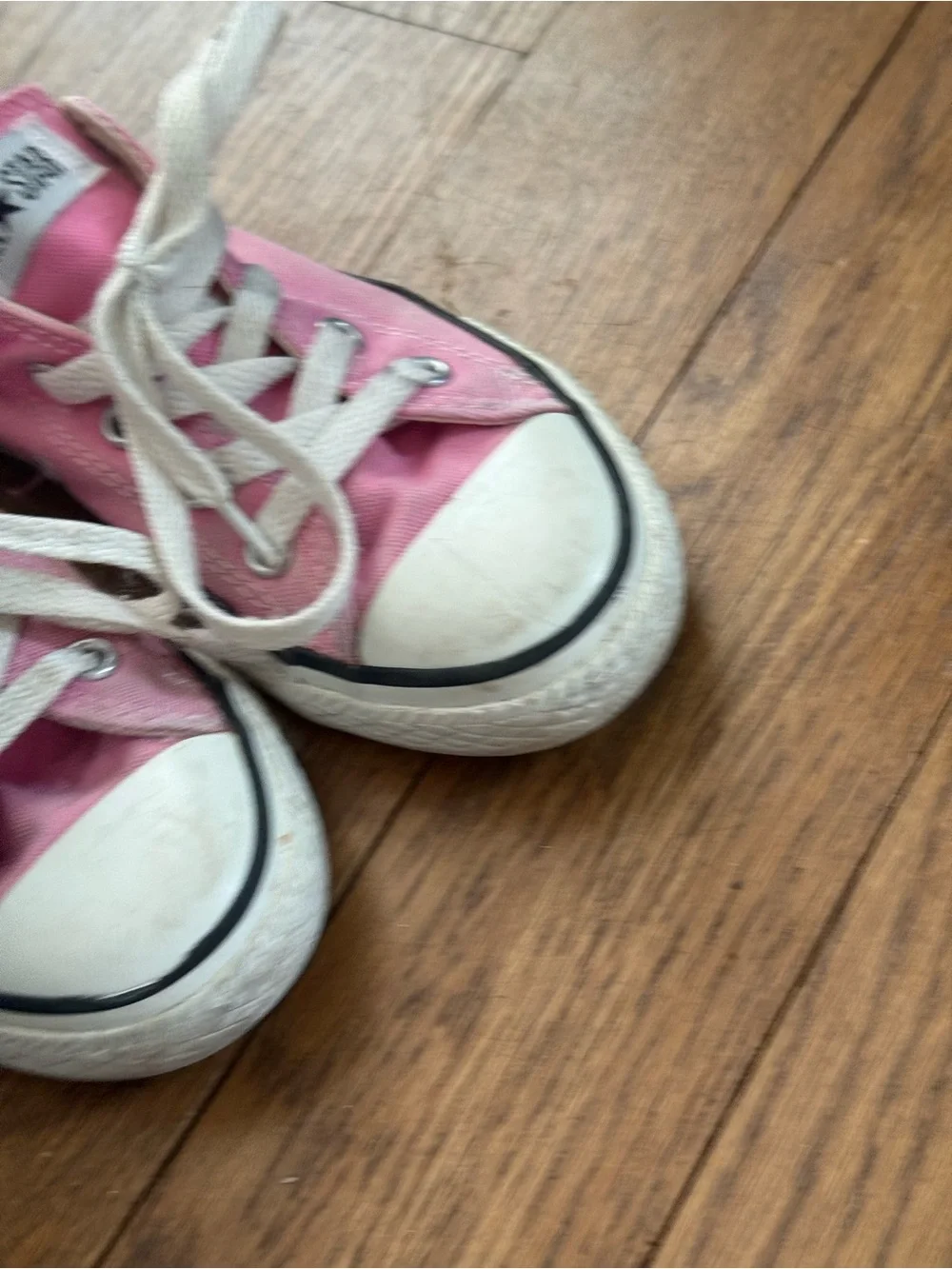 Converse Kids Pink Low-Top Canvas Sneakers